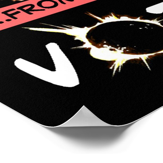 STIMME OBAMA! Comic für die Wahl Strip P.. - Indiv Poster (Ecke)