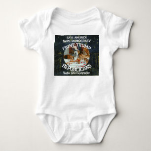 Stimme Politisch Patriotisch Trump Republikanische Baby Strampler