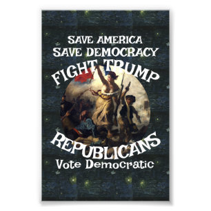 Stimme Politisch Patriotisch Trump Republikanische Fotodruck