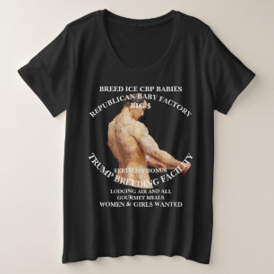 Stimme Politisch Patriotisch Trump Republikanische Große Größe T-Shirt