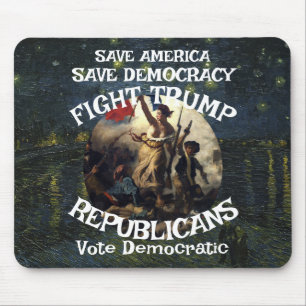 Stimme Politisch Patriotisch Trump Republikanische Mousepad