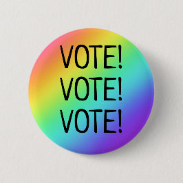 Stimme! Regenbogenknopf Button