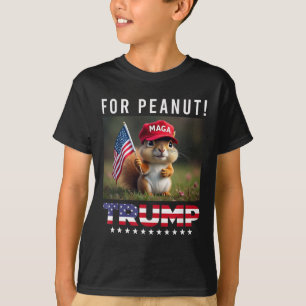 Stimme Trump für Peanut das Eichhörnchen Trump 202 T-Shirt