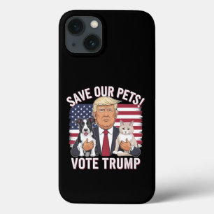 Stimme Trump Rette Unsere Haustiere Katzen Hunde 2 Case-Mate iPhone Hülle