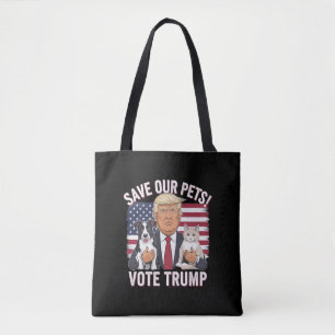Stimme Trump Rette Unsere Haustiere Katzen Hunde 2 Tasche