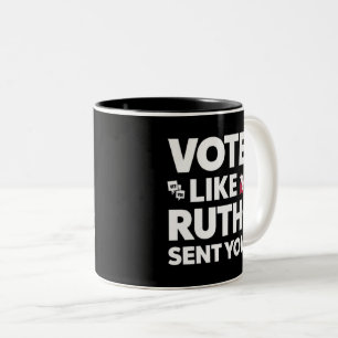 Stimme wie Wahrheit geschickt Zweifarbige Tasse