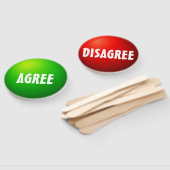 Stimme Zu Stimme Nicht Zu Diskussionspaddle-Schild Fächer (Non-assembled)