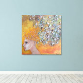 Stimmen Angst Canvas Print Leinwanddruck (Insitu (Holzboden))