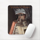 Stimmen der Musik-Bibliothekar-Tasse Mousepad (Mit Mouse)