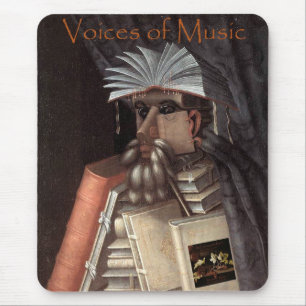 Stimmen der Musik-Bibliothekar-Tasse Mousepad