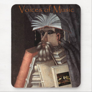 Stimmen der Musik-Bibliothekar-Tasse Mousepad