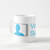 Stimmen der Überlebend-Kaffee-Tasse Kaffeetasse (Vorderseite Links)