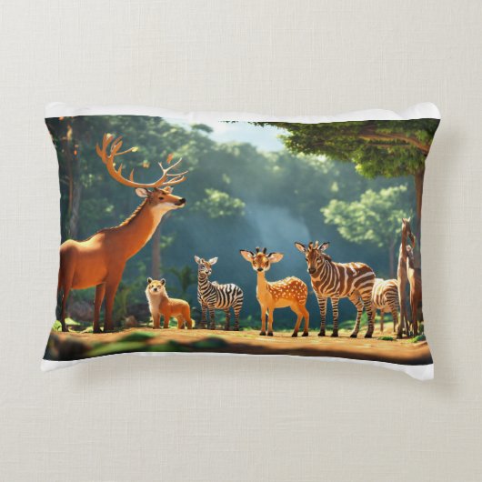 Stimmen der Wildnis Dekokissen (Rückseite)