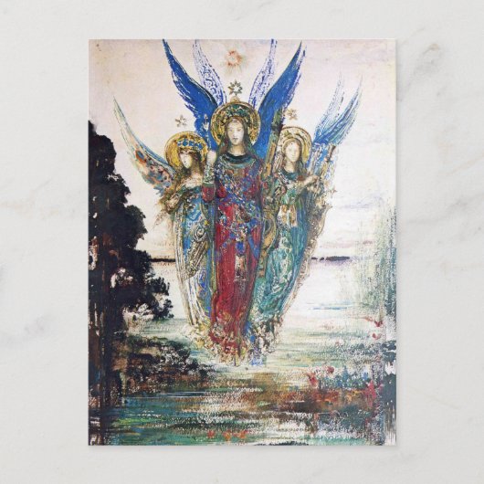 Stimmen des Abends von Gustave Moreau Postkarte (Vorderseite)