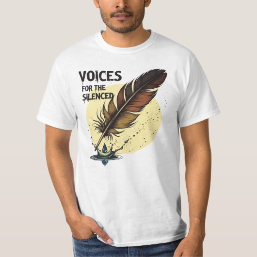Stimmen für die stille Inspiration T-Shirt (Vorderseite)