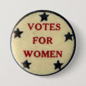 Stimmen für Frauen-historisches Button (Vorderseite)