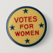 Stimmen für Frauen-historisches Button (Vorderseite)