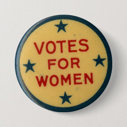 Stimmen für Frauen-historisches Button (Vorderseite)