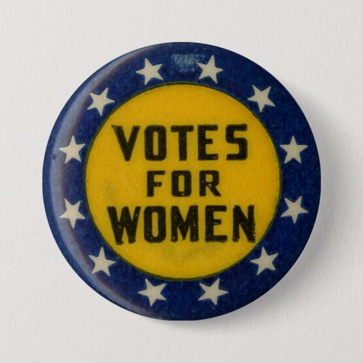 Stimmen für Frauen-historisches Button (Vorderseite)