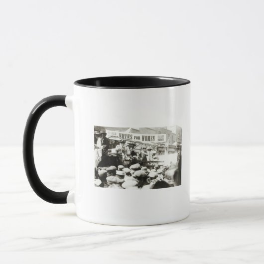 Stimmen für Frauen, im August 1908 Tasse (Links)