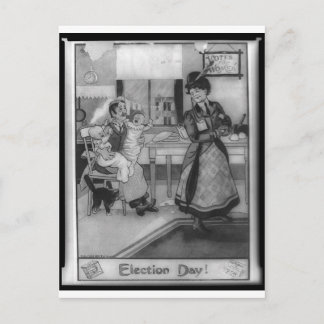 Stimmen für Frauen! Postkarte