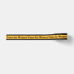 Stimmen für Frauensuffragette-Fahnen-Schärpe Ripsband