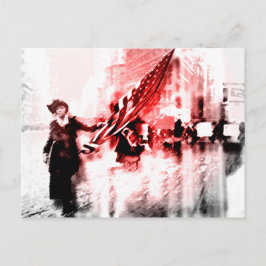 Stimmen für sie postkarte