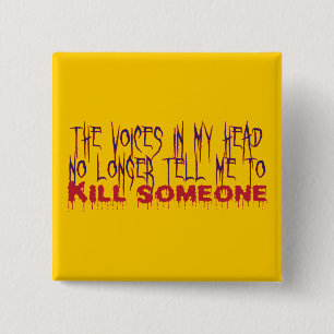 Stimmen in meinem Kopf Button