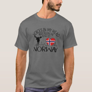 Stimmen in meinem Kopf - Norwegen T-Shirt