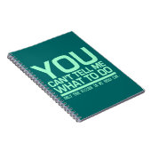 STIMMEN IN MEINEM KOPF-Notebook Notizblock (Rechte Seite)