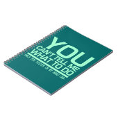 STIMMEN IN MEINEM KOPF-Notebook Notizblock (Linke Seite)