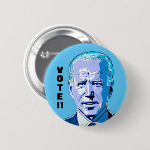 STIMMEN! Joe Biden Artwork 1 Benutzerdefinierter T Button