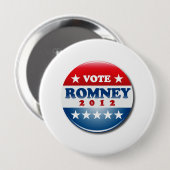 STIMMEN MITT ROMNEY BUTTON ROUND.pnng (Vorne & Hinten)
