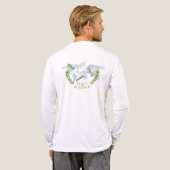 Stimmen Palästinas - Menschheitskreide für Gerecht Tri-Blend Shirt (Voller Rücken)