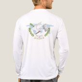 Stimmen Palästinas - Menschheitskreide für Gerecht Tri-Blend Shirt (Rückseite)