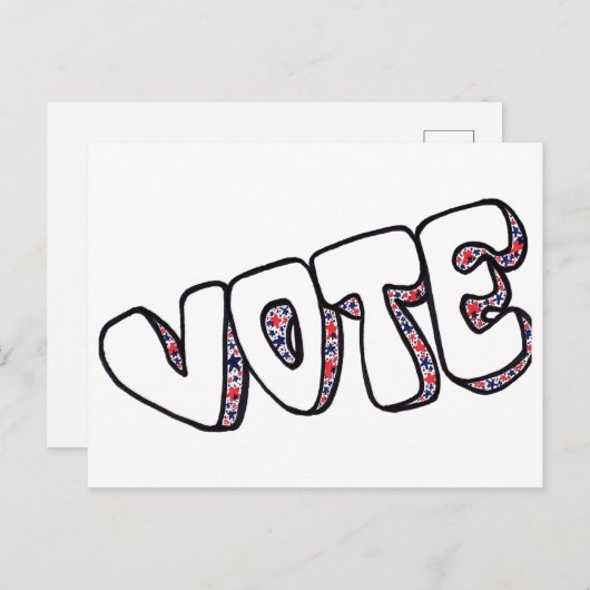 STIMMEN! POSTKARTE (Vorne/Hinten)