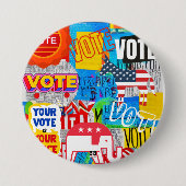 Stimmen Sie ab! Button (Vorderseite)