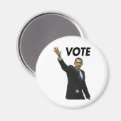 Stimmen Sie ab! Magnet (Vorderseite/Rückseite)