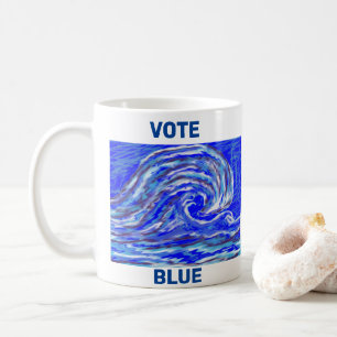 Stimmen Sie blau! Kaffeetasse