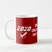Stimmen Sie den Republikaner 2020-Create Prosperit Kaffeetasse (Links)