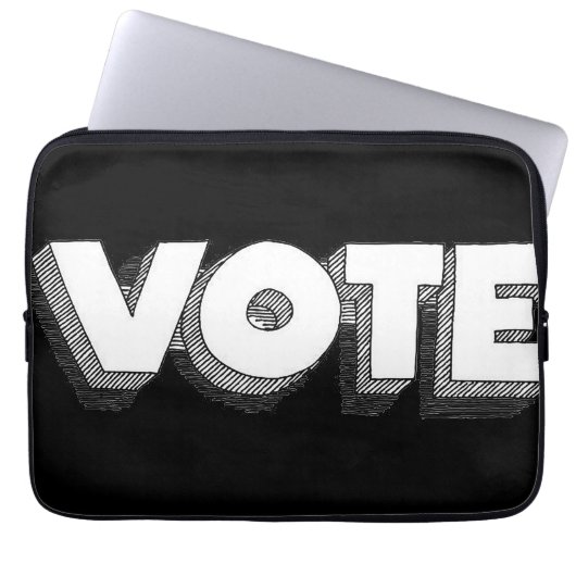 STIMMEN Sie? Elektronische Sleeve-Laptop-Bag Laptopschutzhülle (Vorderseite)