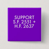 Stimmen Sie für die Kunst! Button (Vorderseite)