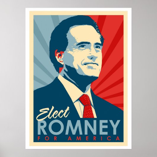 Stimmen Sie für Mitt Romney - Er ist kein Obama Co Poster (Vorne)