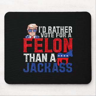 Stimmen Sie lieber für einen Felon als für einen J Mousepad