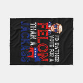 Stimmen Sie lieber für einen Felsen als für einen Fleecedecke (Vorderseite (Horizontal))