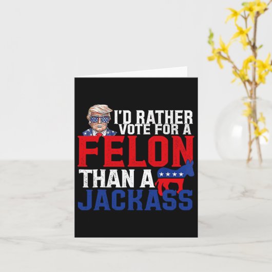 Stimmen Sie lieber für einen Felsen als für einen Karte (Gelbe Blume)