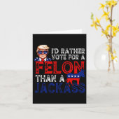 Stimmen Sie lieber für einen Felsen als für einen  Karte (Gelbe Blume)