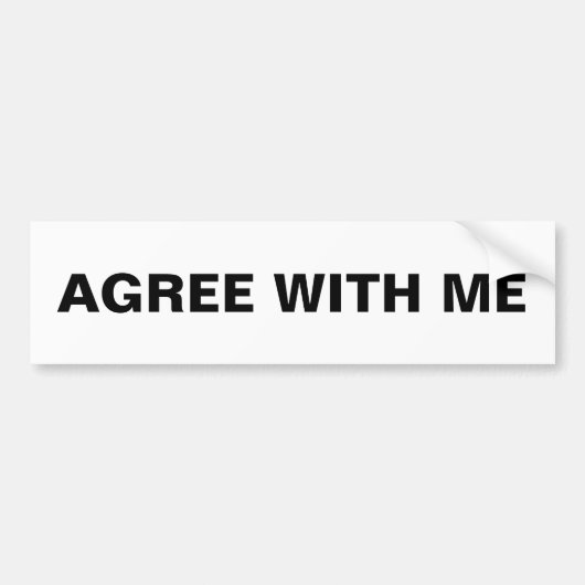 "STIMMEN Sie MIT MIR" AllzweckAutoaufkleber Autoaufkleber (Vorne)