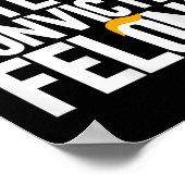 Stimmen Sie nicht für verurteilte Felons Anti-Trum Poster (Ecke)