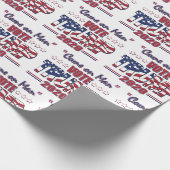Stimmen Sie Trump 2020 Geschenkpapier (Ecke)